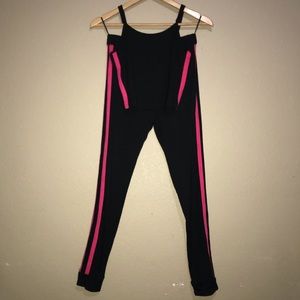 Striped top and pants set